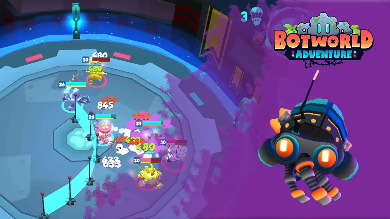 InkJet in Arena Gameplay | Botworld Adventure