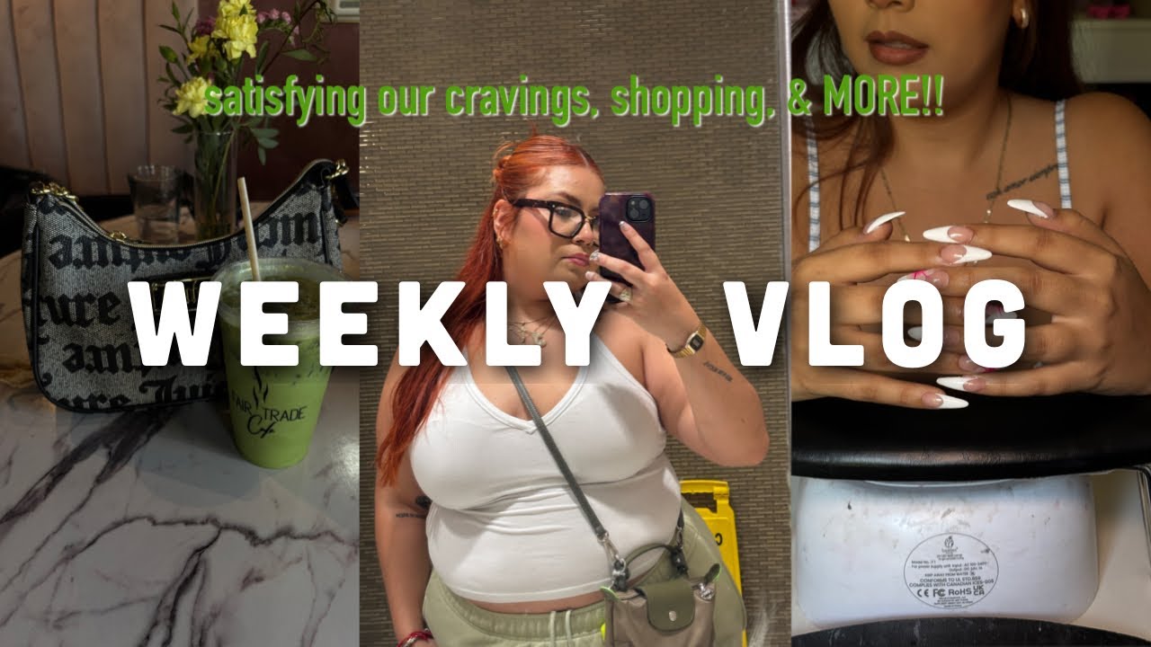 WEEKLY VLOG | cravings, shopping, & MORE ✧