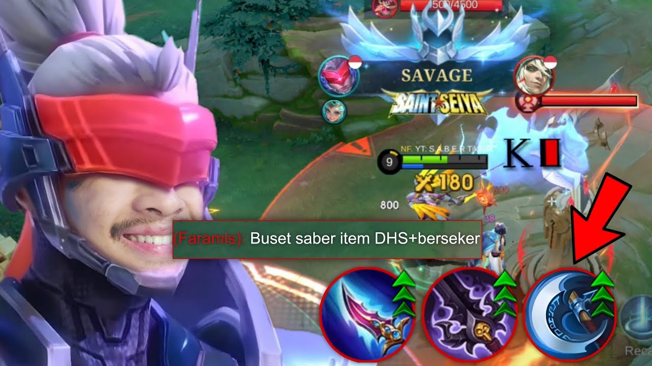 MENCOBA BUILD RAHASIA GLOBAL SABER YANG PALING SAKIT LANGSUNG DAPAT SAVAGE😱