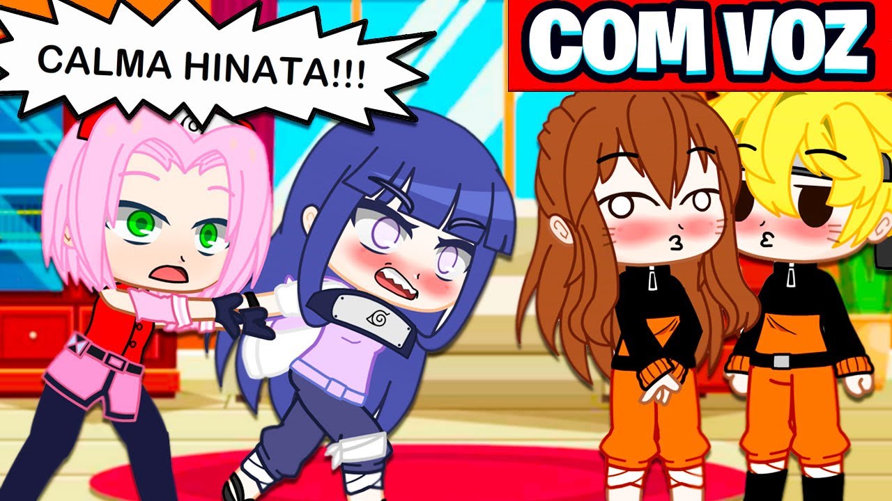 NARUTO FAZENDO CIÚMES NA HINATA POR 24 HORAS !  MINI FILME GACHA CLUB