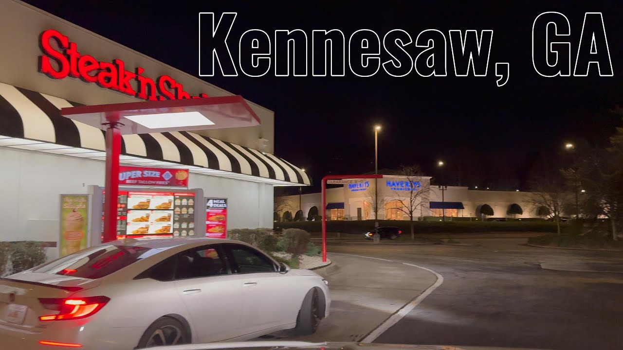 🌙 4K POV Friday Night Drive 🌃 | Barrett Parkway Kennesaw, GA 🚗