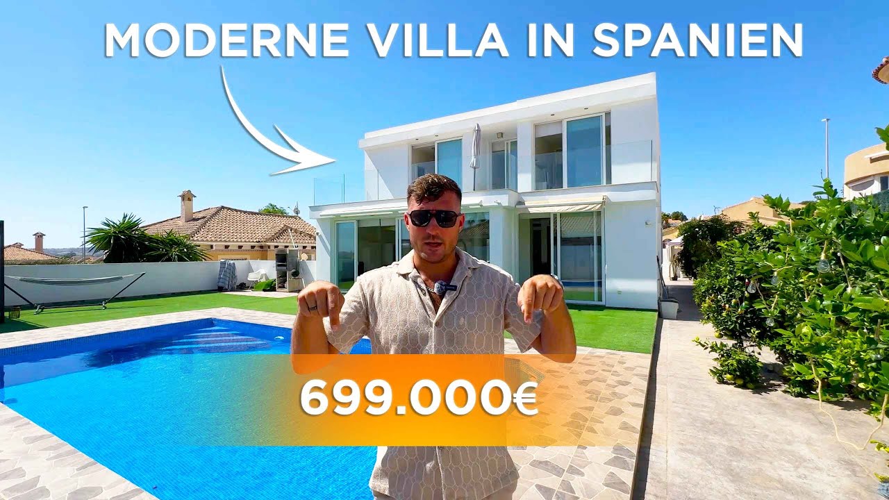 Haus in Spanien 🌊🌴Moderne Villa mit Pool und Sauna in San Fulgencio La Marina Oasis