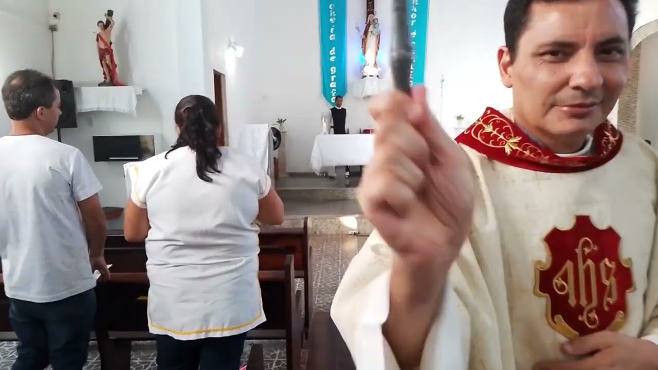 Batismo do Senhor em 11/01/2026. Presidida por Padre Charles Pierri.