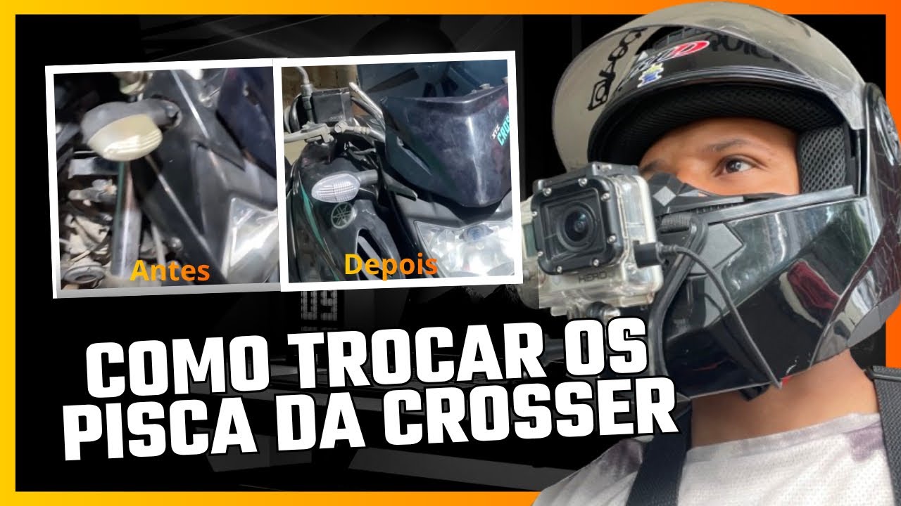 Como trocar os pisca da crosser em casa passo a passo