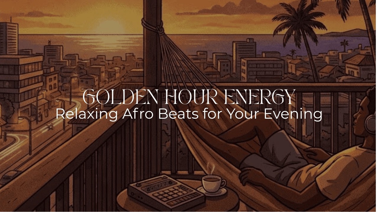 Afro-Lofi Beats | Sunset Vibe - Chill Instrumental Mix to Relax / Study / Work