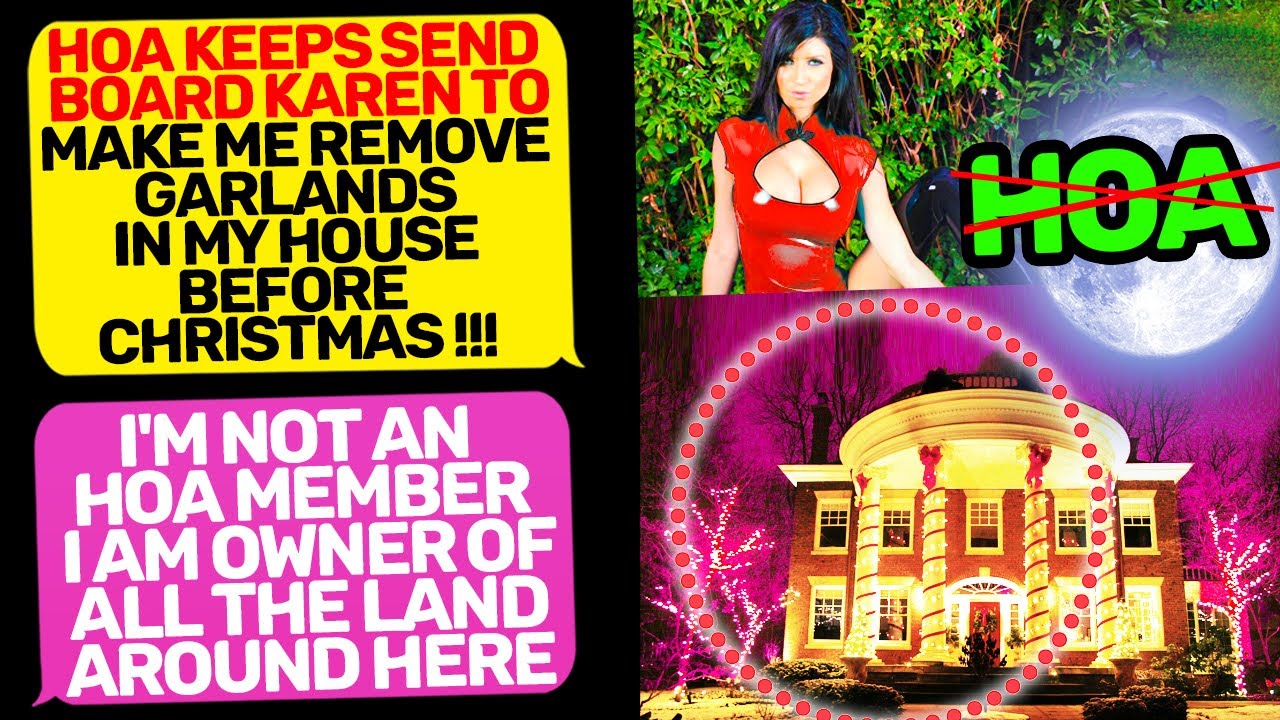 HOA Board sends Karen to My House! I'm not HOA Member I Am the Owner of Land r/EntitledPeople