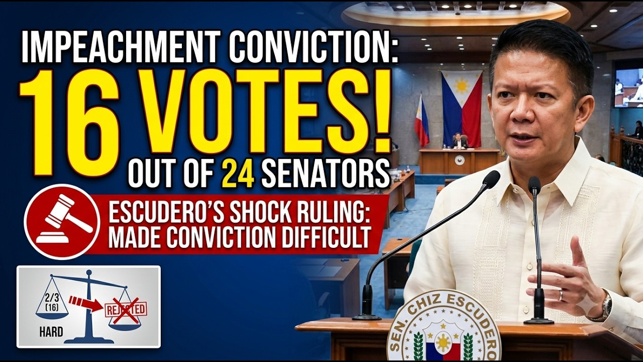 VP SARA LIGTAS SA 16? Controversial Decision ni Chiz Magpapahirap sa Conviction ni VP Sara.