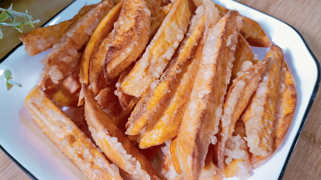 红薯别再煮着吃啦，这样做酥脆可口，大人小孩都喜欢！