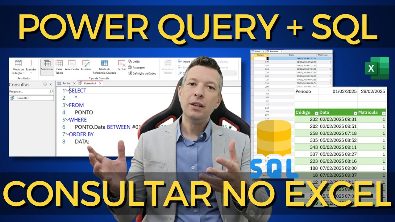 Consulta SQL no Excel com Power Query | Aprenda a Fazer Consultas SQL Direto no Power Query do Excel