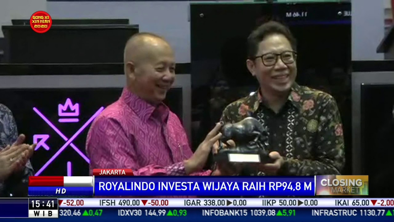 Royalindo Investa Raih Rp 94,8 Miliar dari IPO