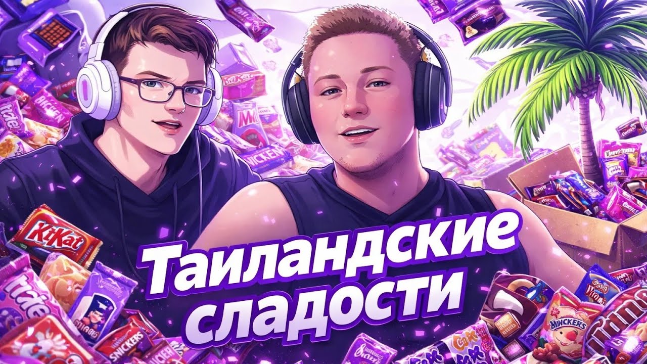 Распаковка таиландских сладостей😉