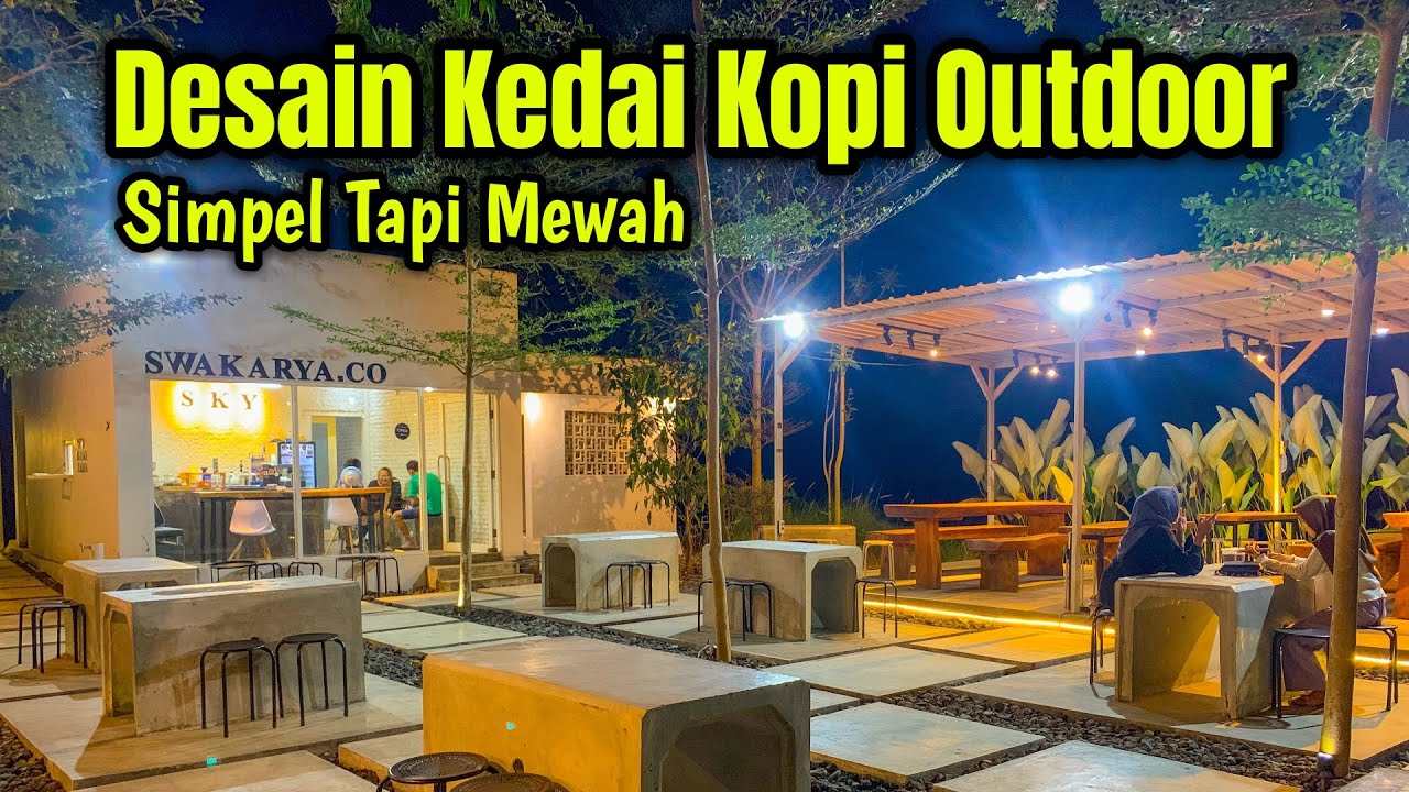 Inspirasi Desain Kedai Kopi Outdoor di Desa