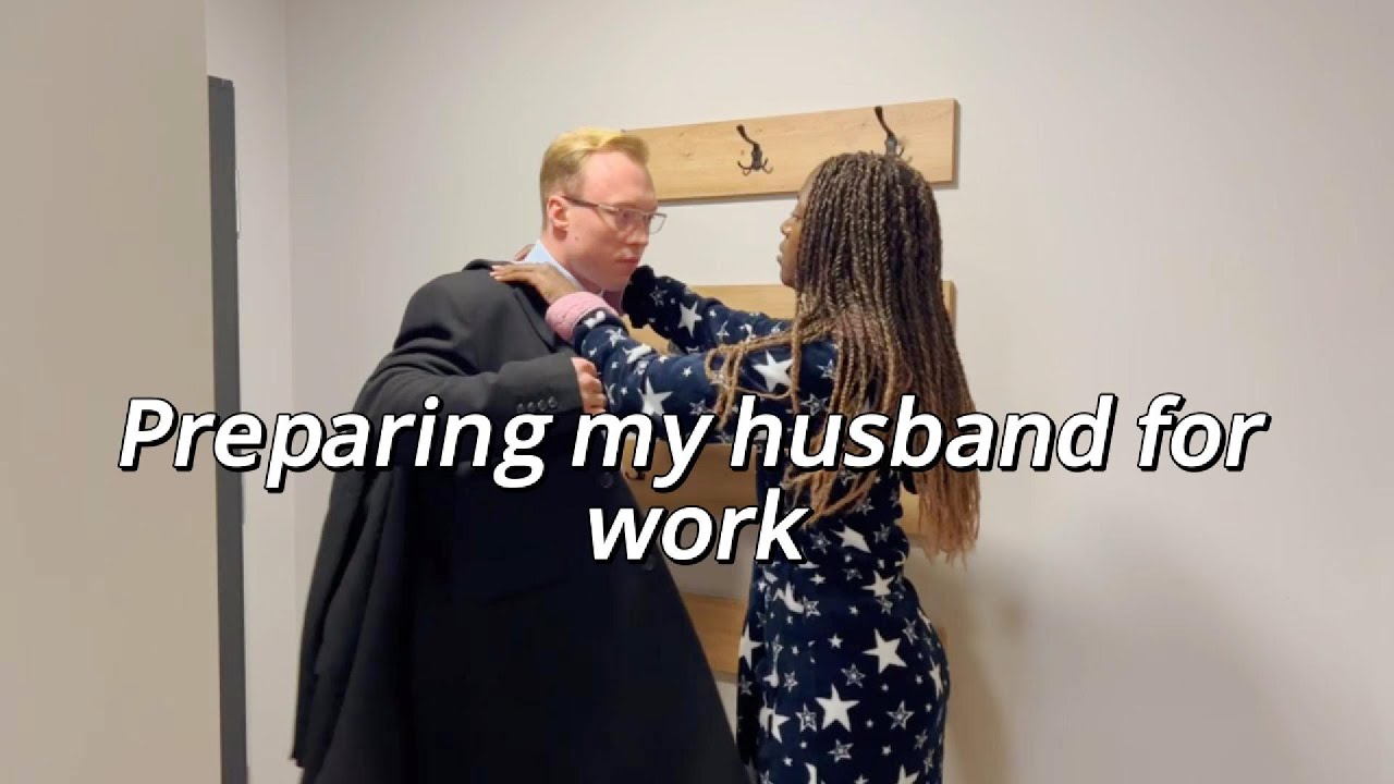 PREPARING MY HUSBAND FOR WORK |Domestic Wife Roleplay.