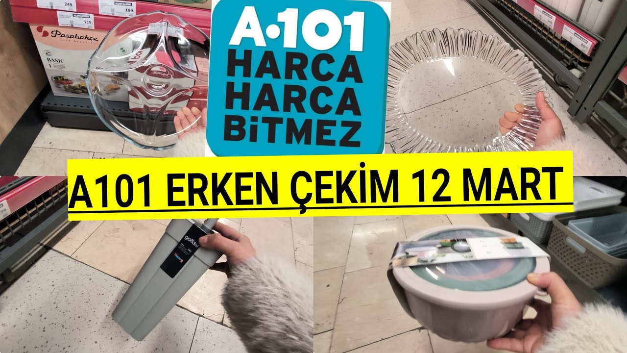 A101 ERKEN ÇEKİM💥A101 12 MART PERŞEMBE KATALOĞU EFSANE🔔A101 BU HAFTA YEPYENİ AKTÜEL ÜRÜNLERİ 