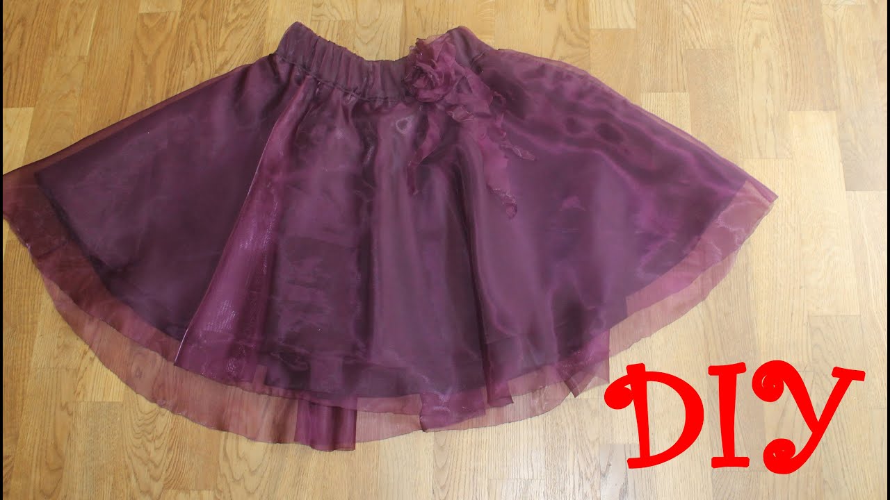 DIY Full Circle Skirt - No Zipper Version