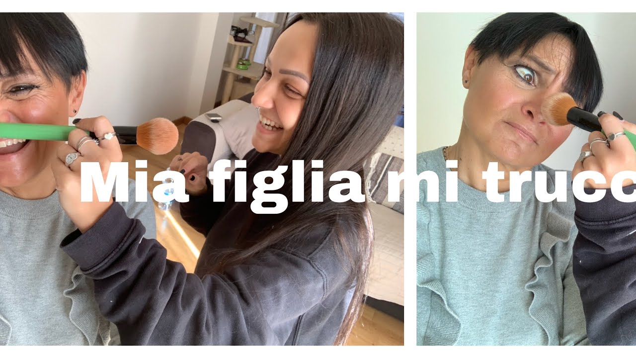 #mia figlia mi trucca 😂😂😘#teniamocicompagnia2