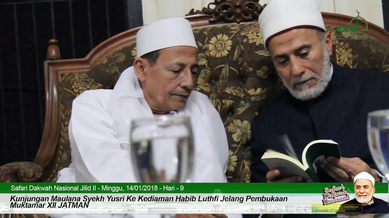 Kunjungan Maulana Syekh Yusri Ke Kediaman Habib Luthfi Jelang Muktamar XII JATMAN