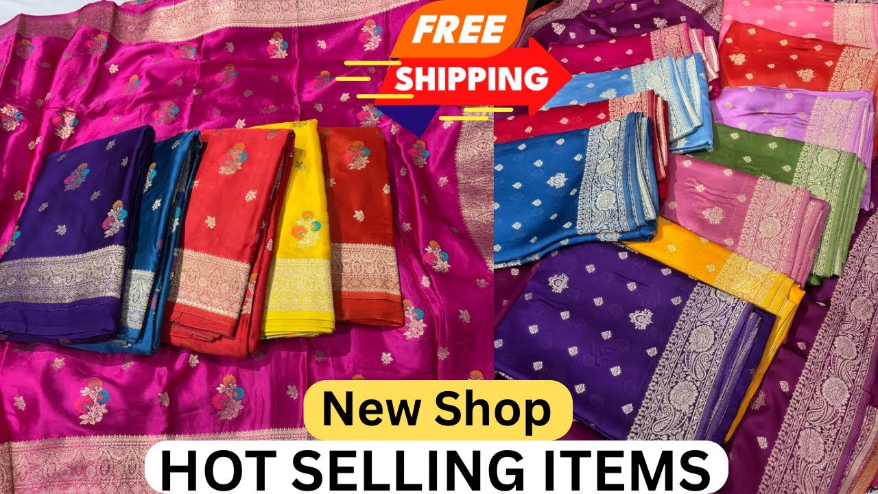 new shop new designs of banarasi silk sarees collection in varanasi