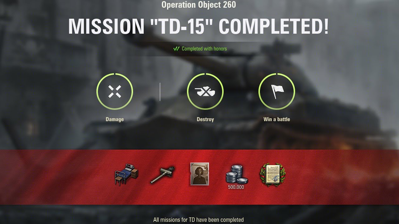 TD-15 Mission, Done! | World of Tanks - Foch