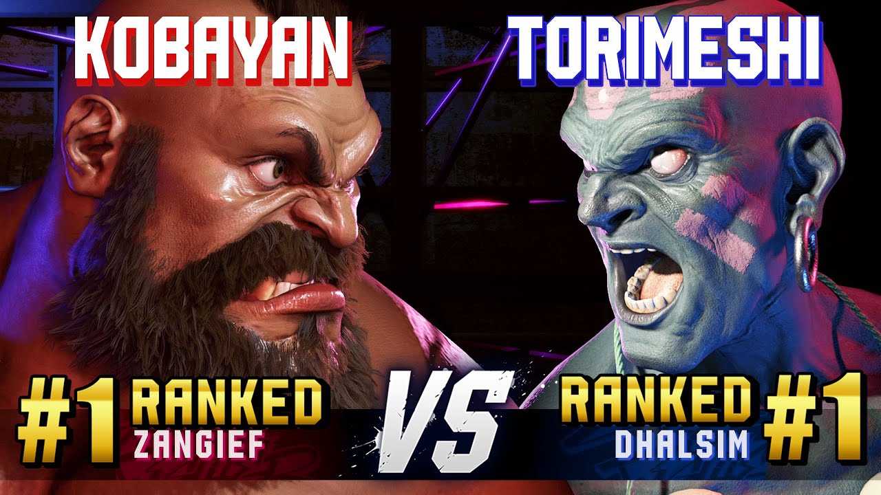 SF6 ▰ KOBAYAN (#1 Ranked Zangief) vs TORIMESHI (#1 Ranked Dhalsim) ▰ High Level Gameplay