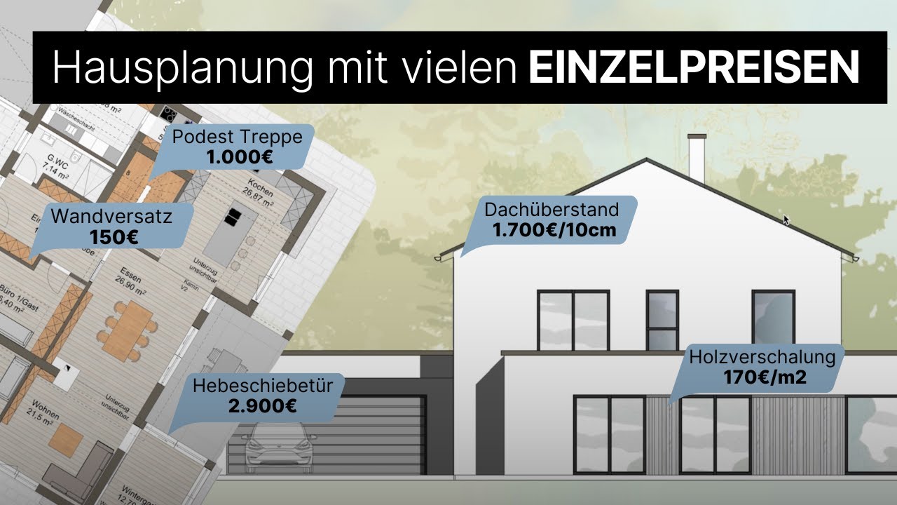 Das kostet der Hausbau wirklich! - Planung mit Einzelpreisen | Grundriss-Show Ep. 119