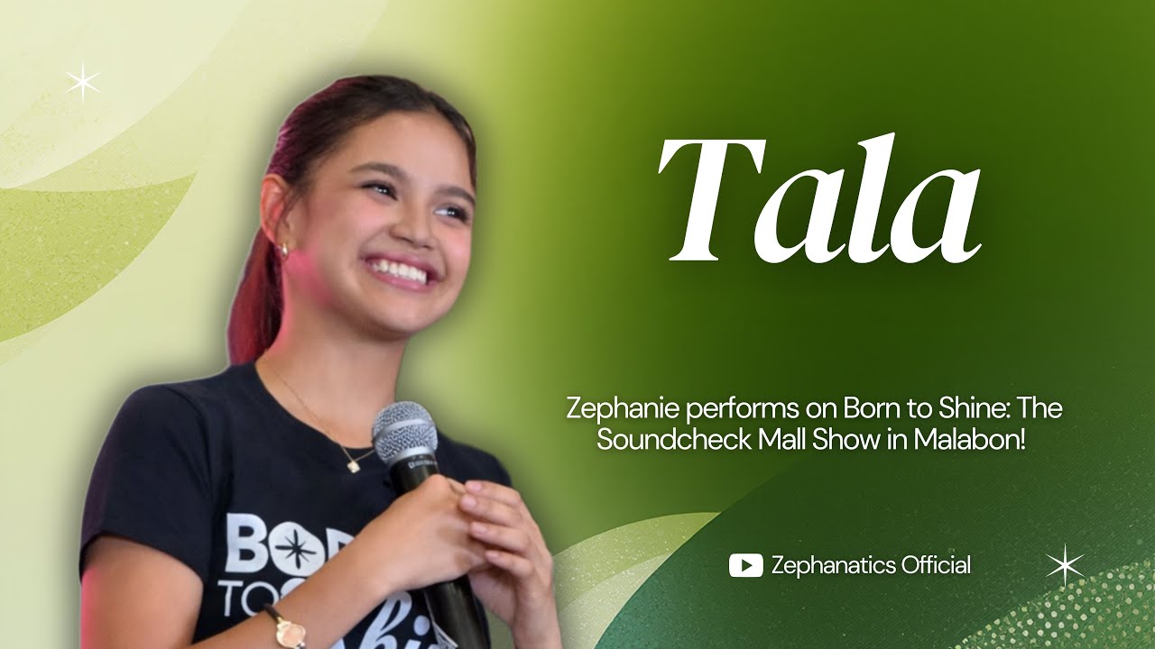 Zephanie performs “Tala” on Born to Shine: The Soundcheck Mall Show