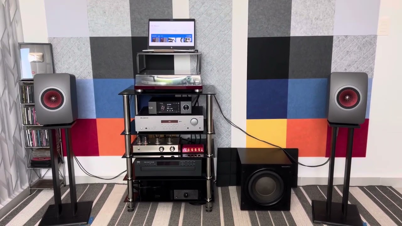 Nuevas Kef LS-50 Meta y Eversolo DMP-A6 trabajando en el nuevo listening room