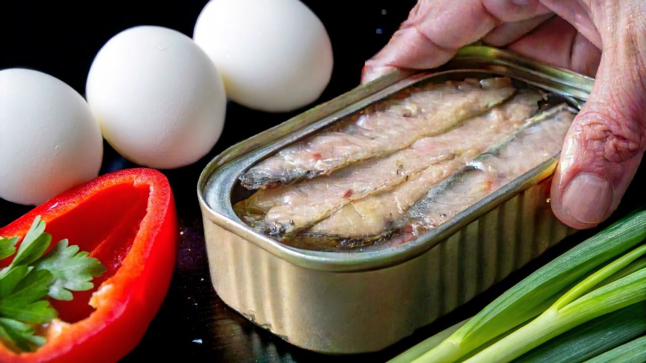 🐟 Sardinen, Gem&uuml;se und Eier &ndash; das beste Abendessen in 10 Minutes  Besser als Fleisch!