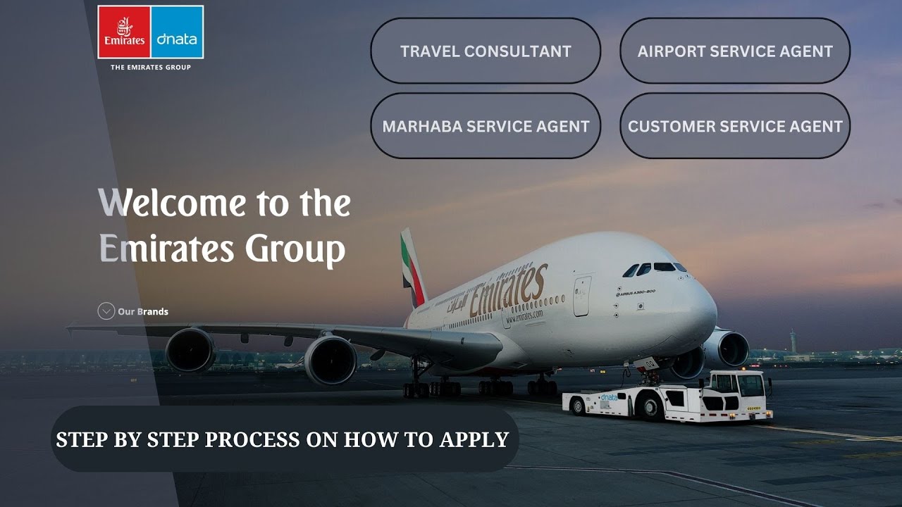 Step by Step on how to apply Airport Service Agent - Emirates Airline
