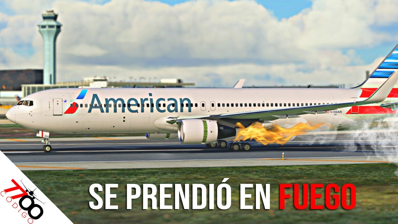 Avión Estalla en Llamas Antes del Despegue | American 383