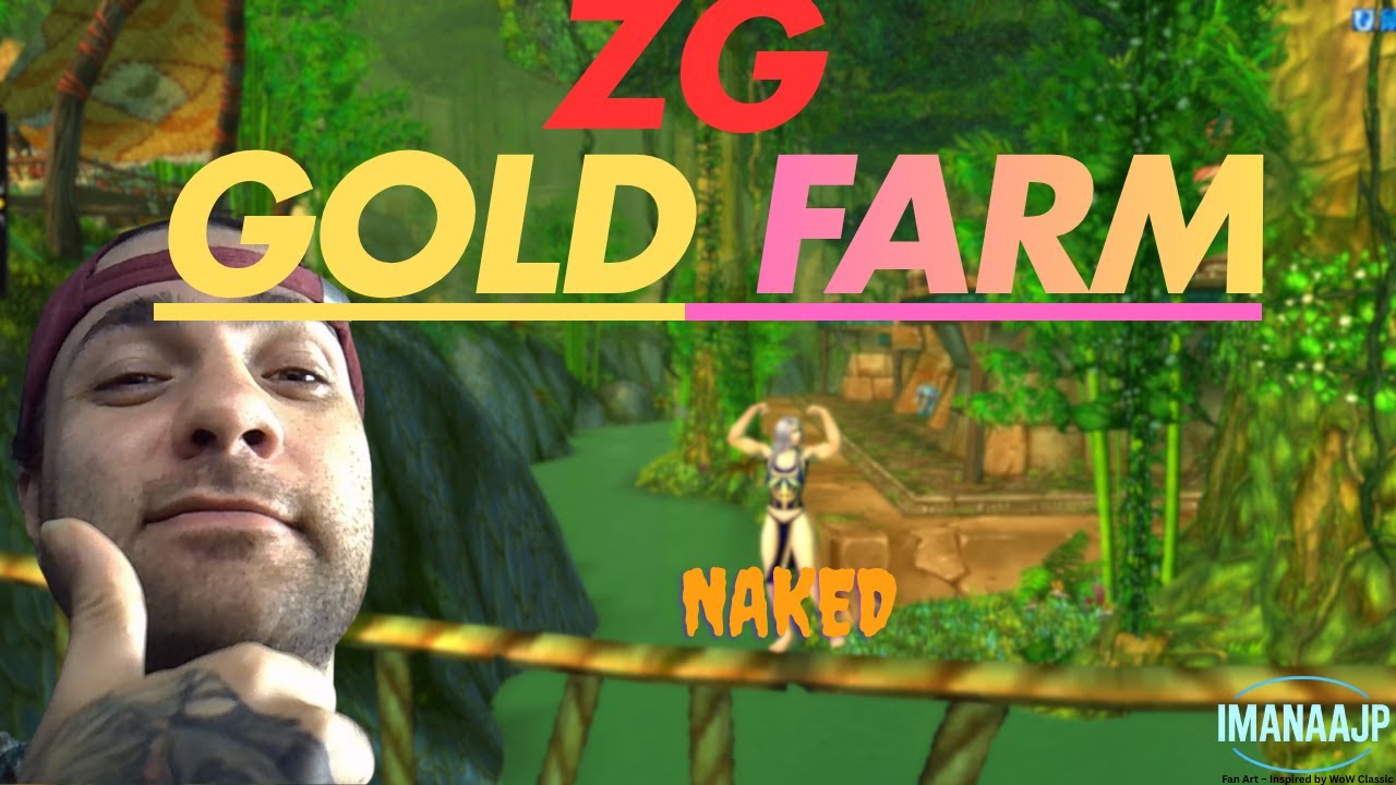 Wow Classic ZG (Zul'Gurub) AOE Raid Farm Without GEAR  50Mobs 10Min (Rep Farm)