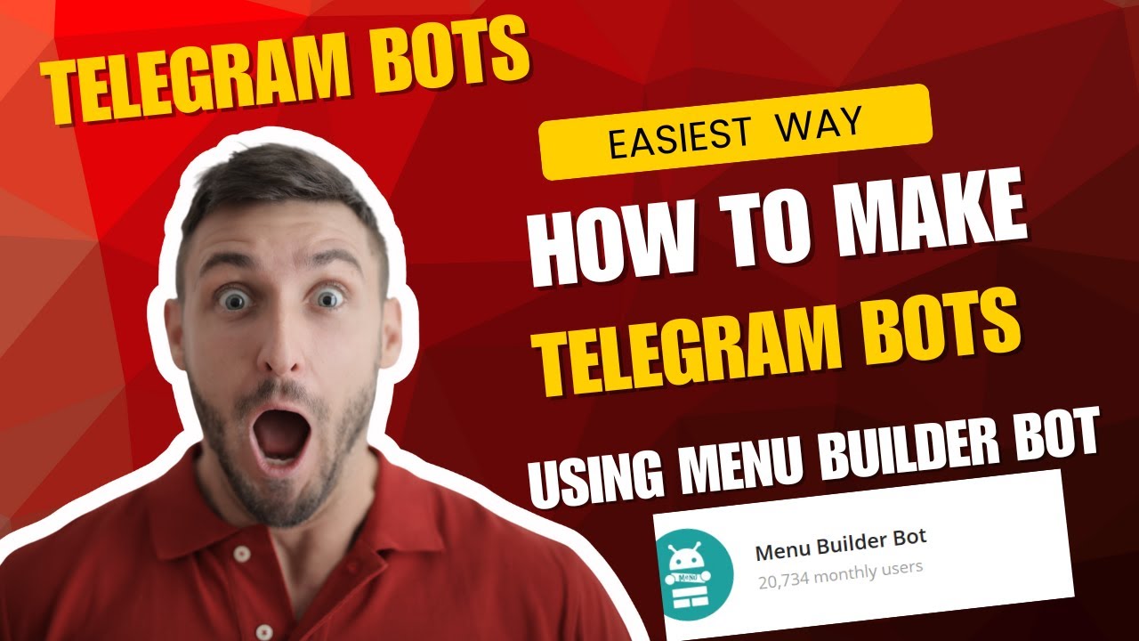 HOW TO MAKE A TELEGRAM BOT USING MENU BUILDER BOT | EASYIEST WAY | DETAILED EXPLAINATION