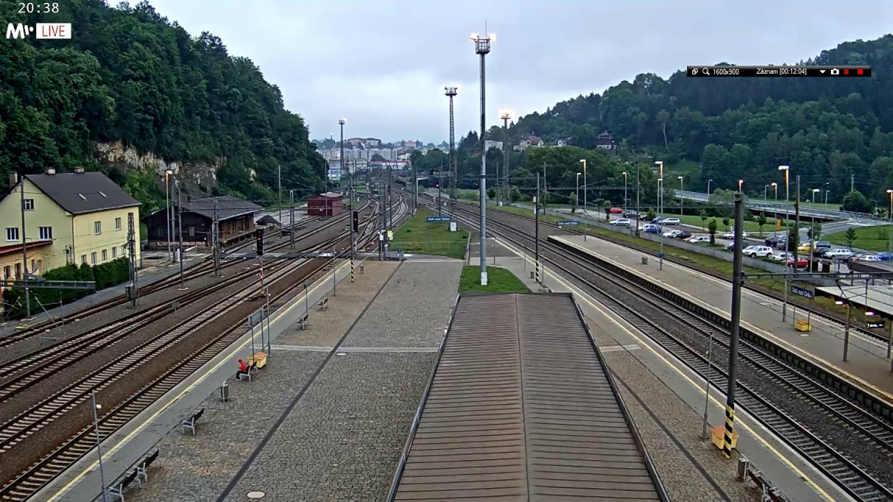 Vlaky a hlášení ve stanici Ústí nad Orlicí - 19.6.2020 4/5