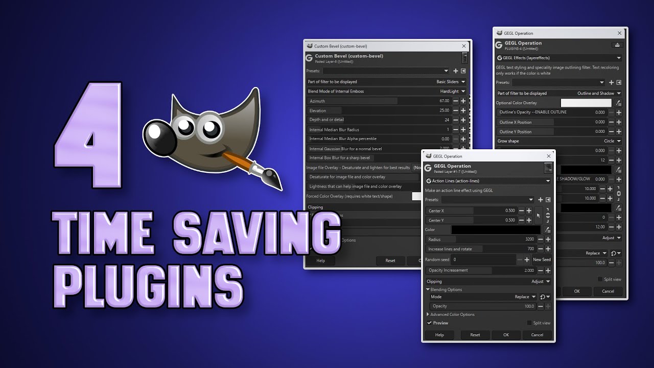 Top 4 Best Time Saving Plugins for GIMP (FREE)