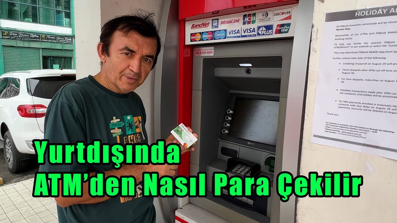 Yurtdışında Filipinlerde Bankadan Para Çekme İşlemi