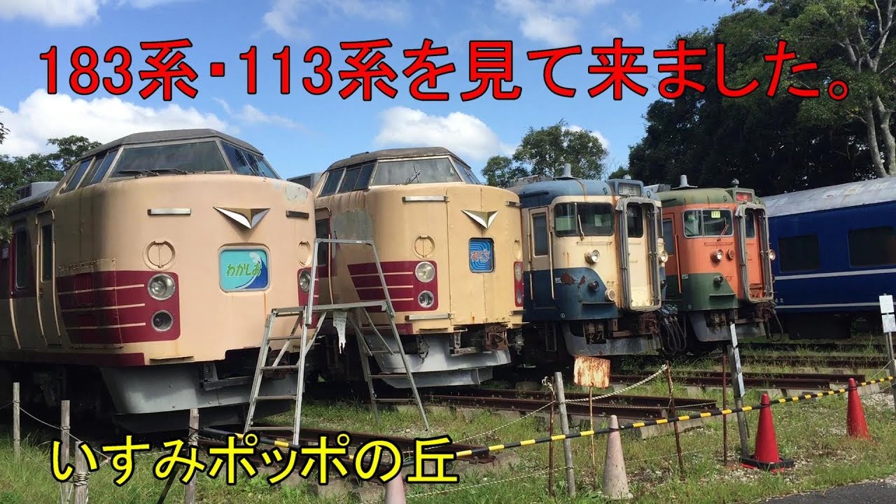 183系・113系を見に行きました。国鉄型 房総特急