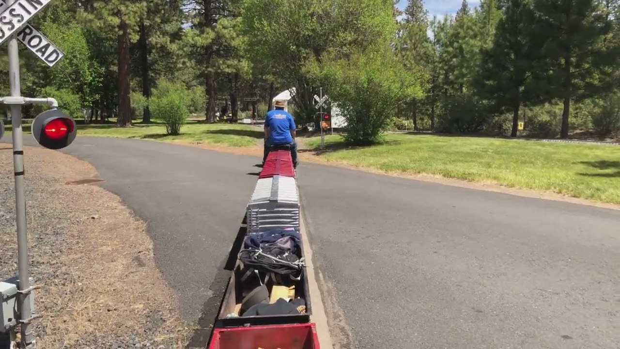 Train Mountain Triennial 2022 visit by some members of Maricopa Live Steamers