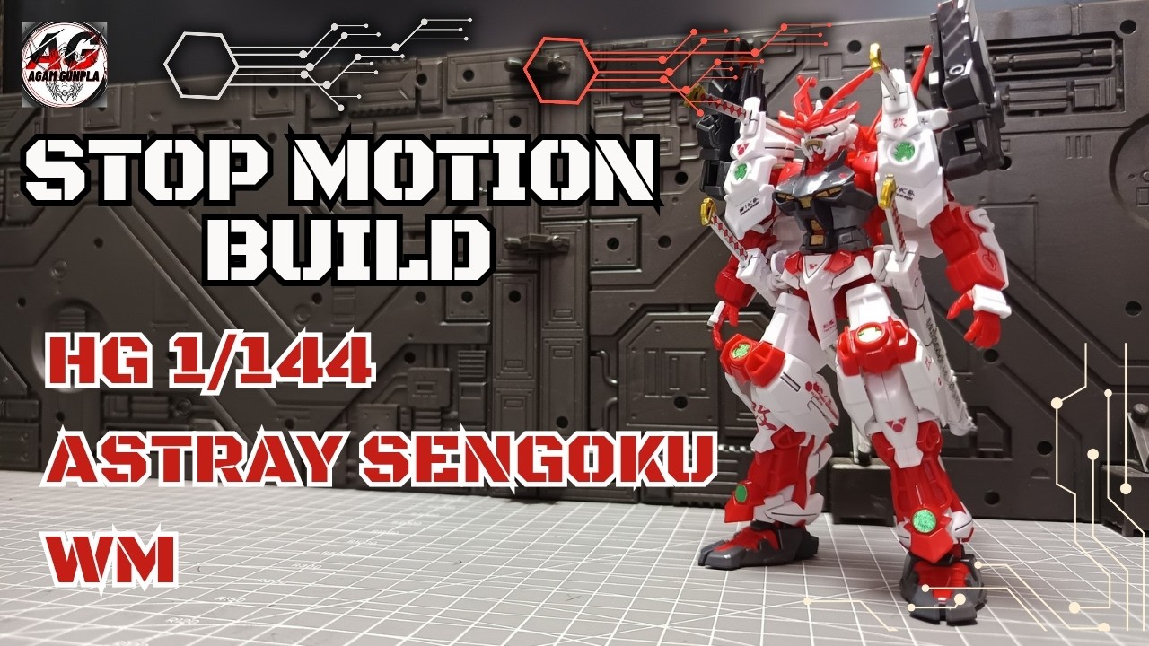 Stop Motion Build HG 1/144 - ASTRAY SENGOKU WM. 