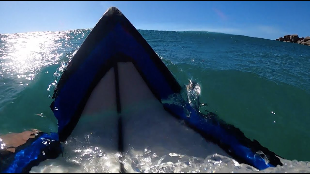 POV SURFING A BROKEN BOARD