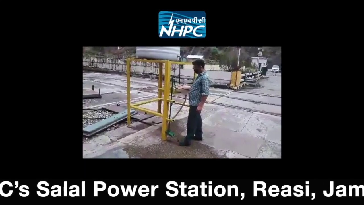Hand Wash System installed at NHPC&rsquo;s 690 MW Salal Power Station in J&K during COVID-19