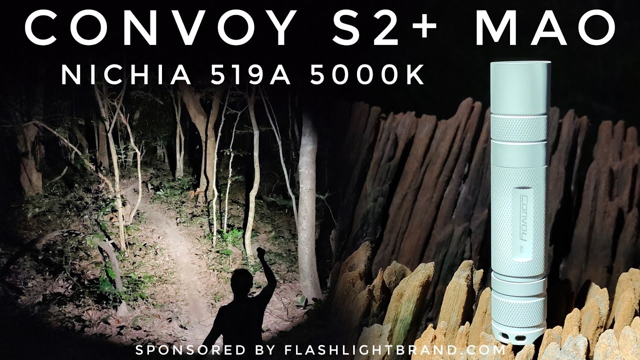 Convoy S2+ 519A 5000k, op reflector, MAO & Comparison with Convoy S15 SST20 5000k, Smo reflector