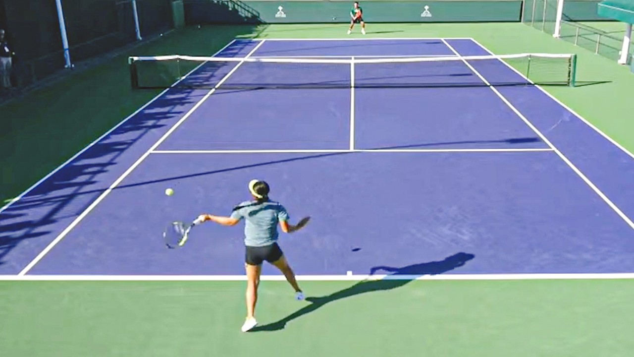 Alex Eala Practice Points vs Sparring Partner before Noskova Match | Indian Wells 2026
