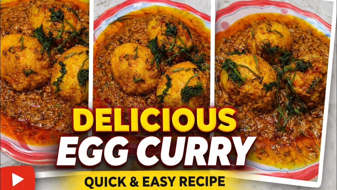 Desi Style Egg Curry 🤤 | Spicy & Flavorful 🔥