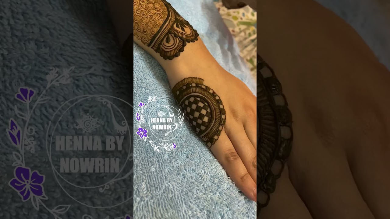 Semi-bridal Arabic design || Henna by Nowrin