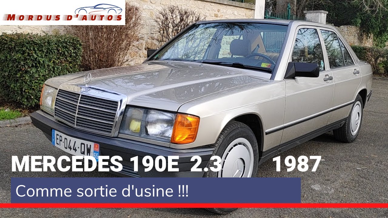 MERCEDES 190E 2.3 1987 - La petite familiale cossue des années 80