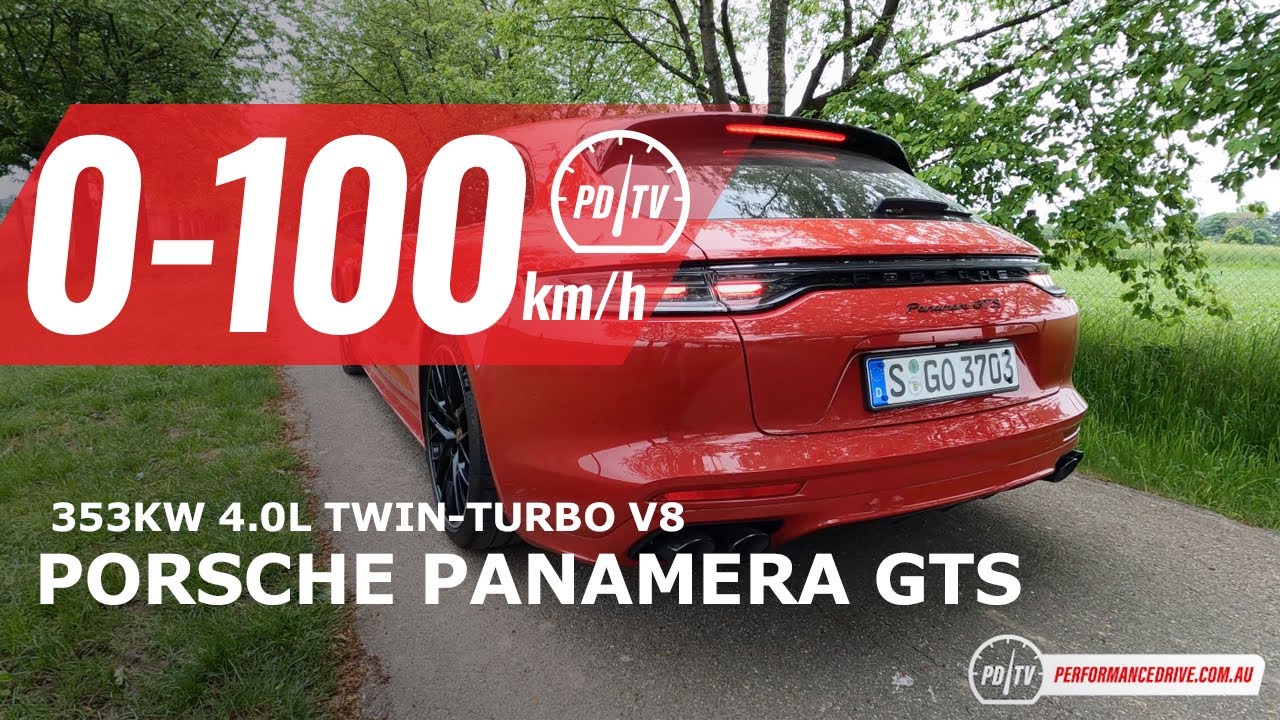 2023 Porsche Panamera GTS Sport Turismo 0-100km/h & engine sound
