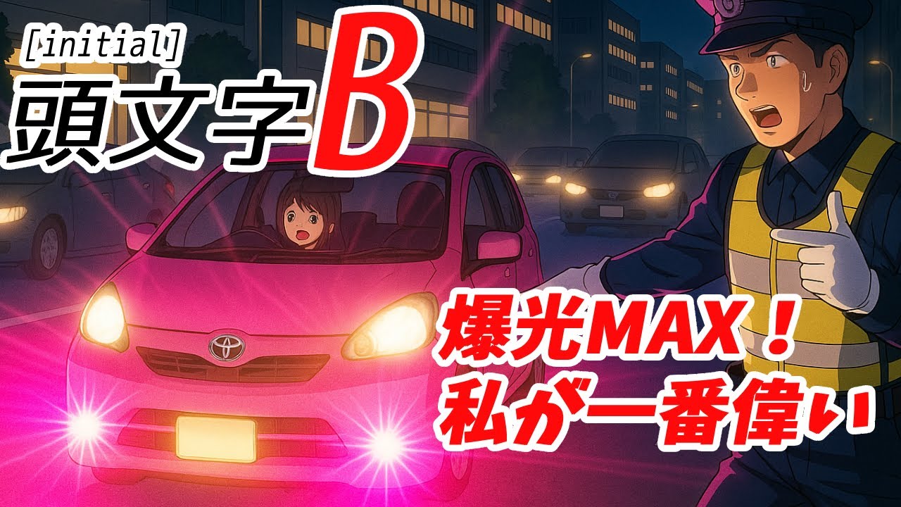 AIが作った歌【爆光MAXフォグ&ハイビーム】頭文字B