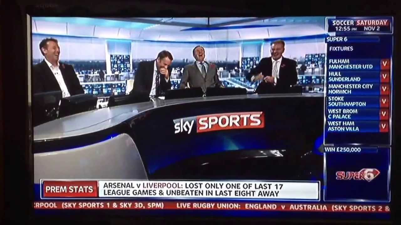 Chris Kamara Gillette Soccer Saturday Dimitar Bertatov
