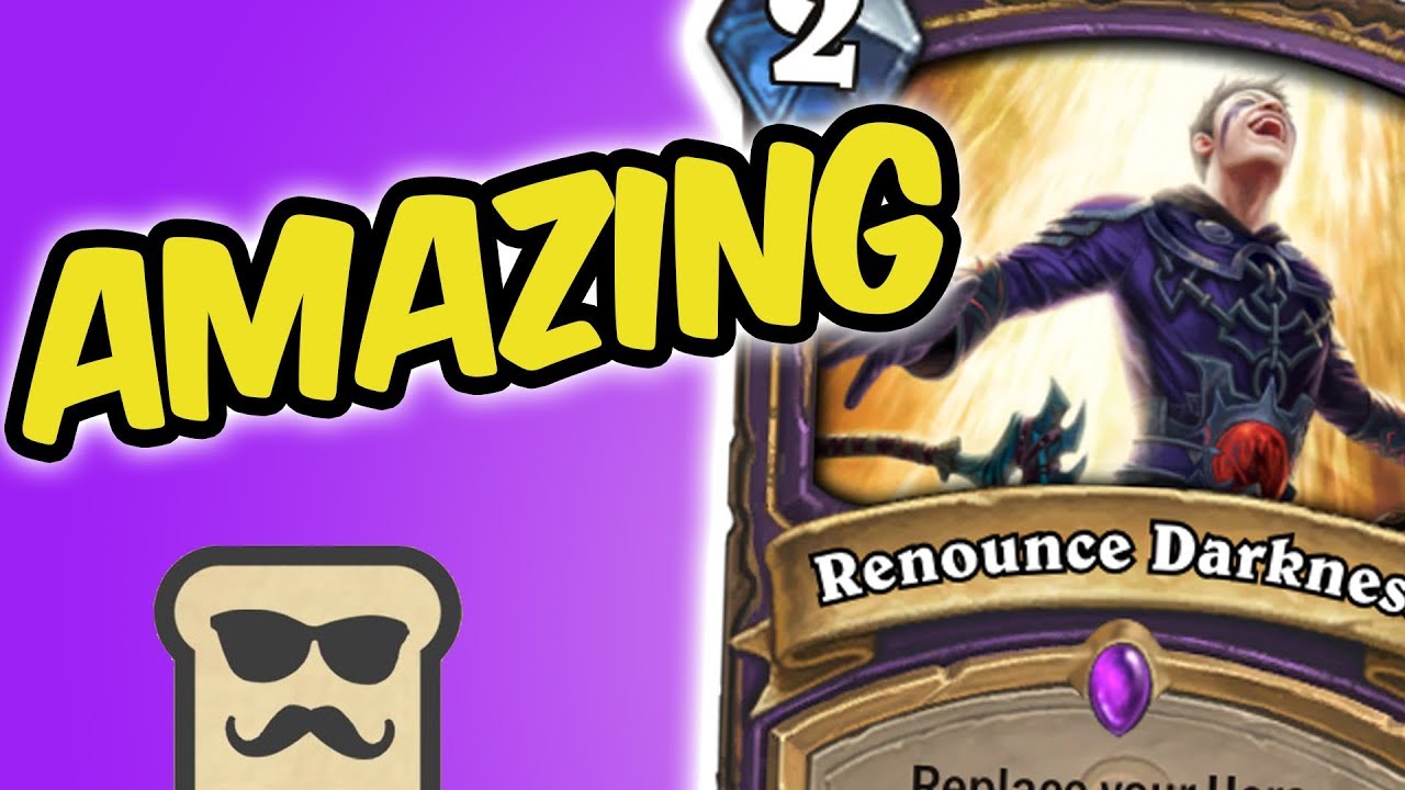 BEATING MY OPPONENT WITH HIS OWN DECK! | RENOUNCE DARKNESS WARLOCK | HEARTHSTONE | DISGUISED TOAST