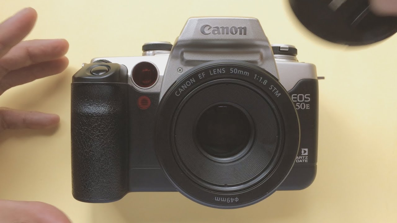 Canon eos 50e/IIe 35mm SLR Film Camera Review with kodak Gold 200